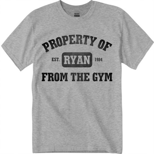 Property Of Ryan From The Gym