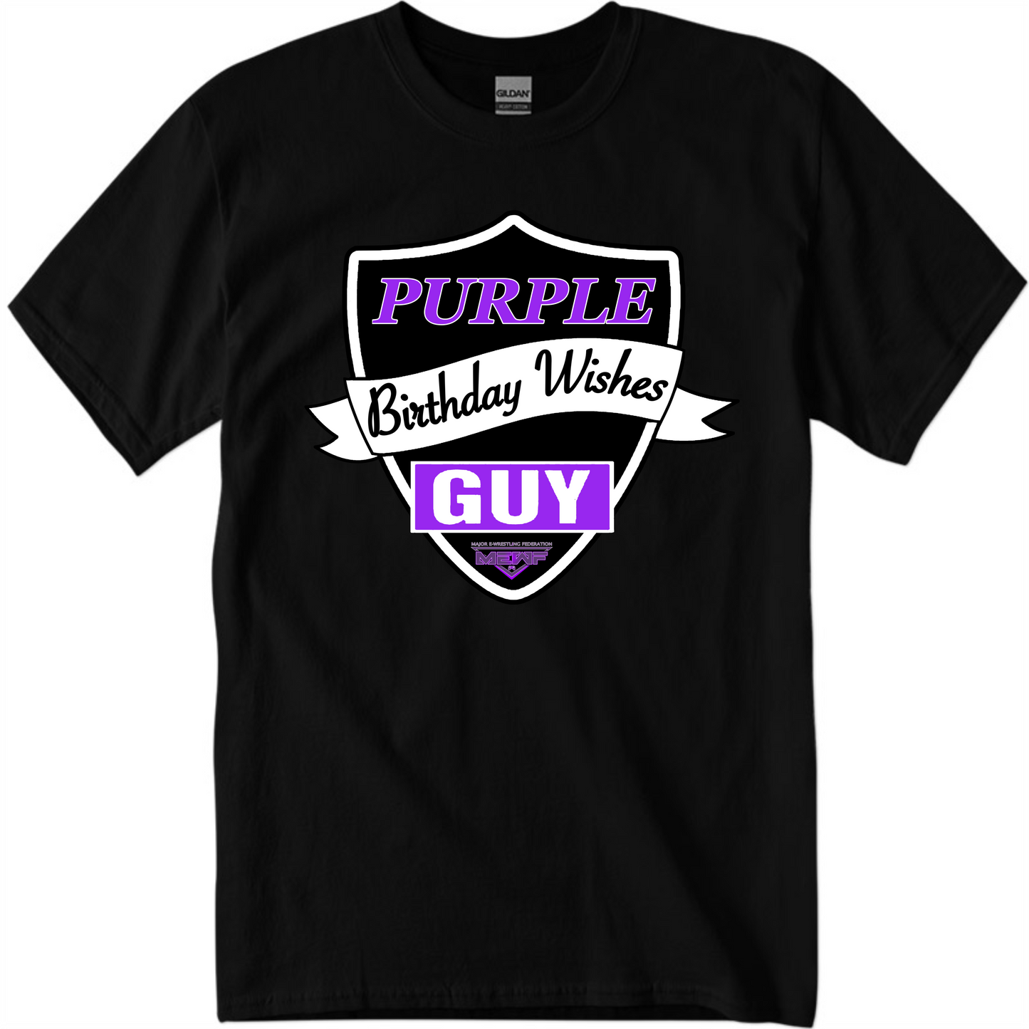 Purple Birthday Wishes Guy (3 Colors)